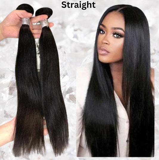 10 inches to 38 inches 3 Pieces 100% Human Hair Natural Color
